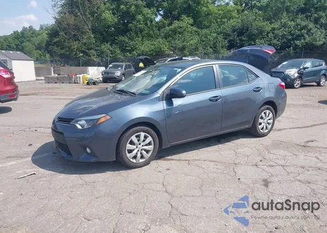 2014 Toyota Corolla Le z USA, uszkodzony, nr VIN 2T1BURHE6EC212612